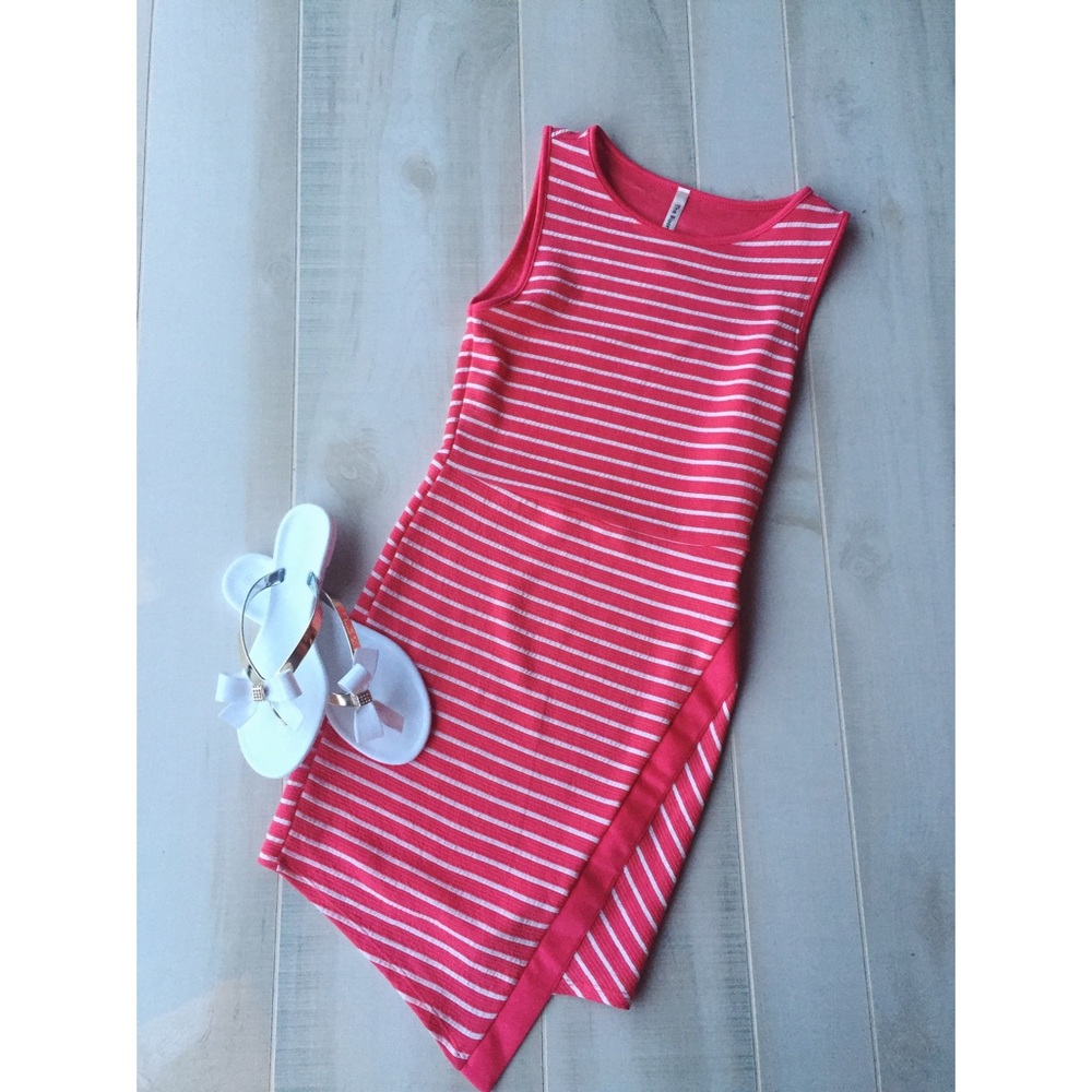 Coral Bodycon Dress